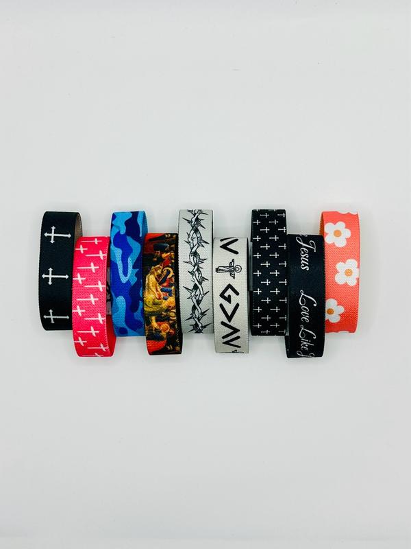 Daily Bible Verse Bracelet Daily Bible Verse Sheepy Christian Bracelet-God is with me