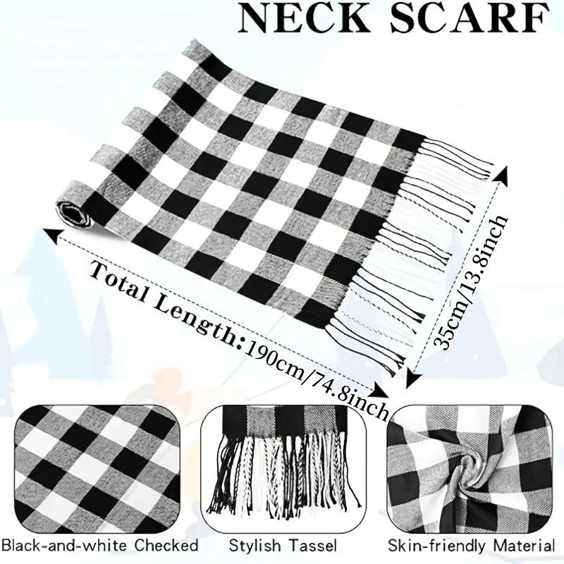 4pcs Winter Hats Scarves Gloves and Earmuffs, Knitted Warm Beanie Touchscreen Gloves Long Knitted Scarf Set Gifts for Women