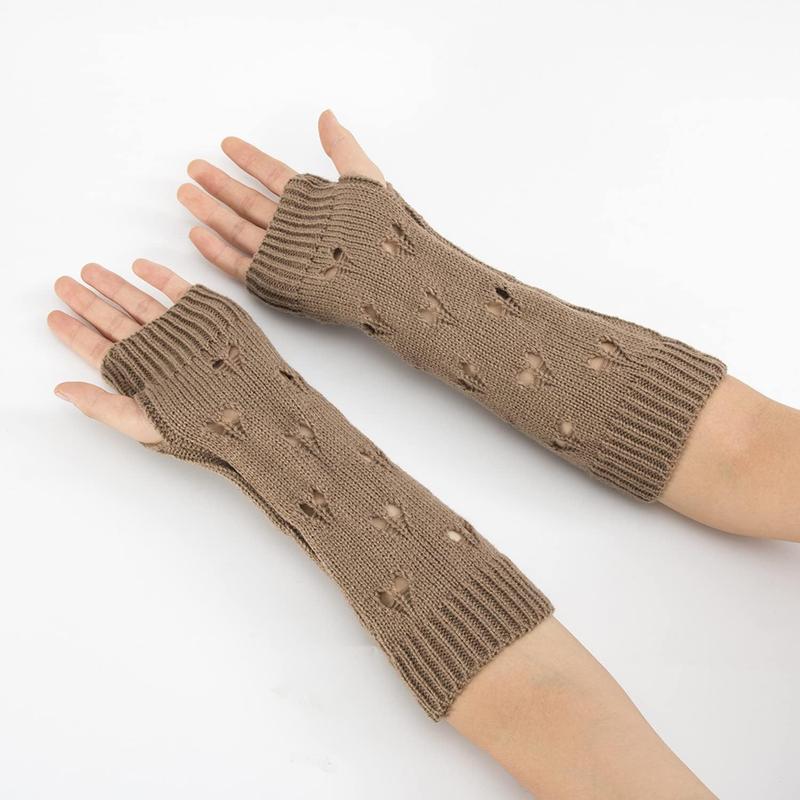 Grunge Gloves Fairy Grunge Accessories Ripped Glove Crochet Glove Clothes y2k Fairy Grunge Aesthetic Arm Warmers