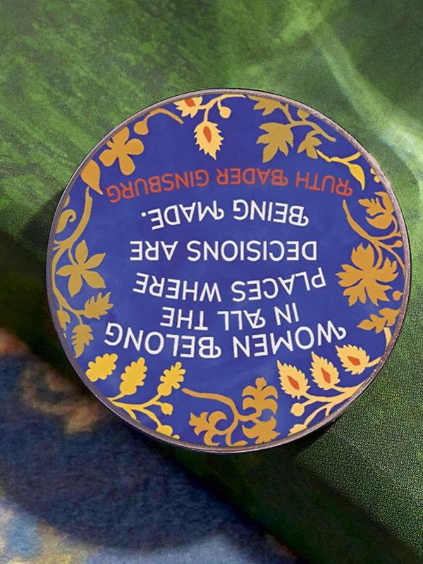 Round Shaped Letter Slogan Pattern Badge Brooch Pin, Fashion Jewelry for Party, Daily Clothing Decor, Trendy All-match & Exquisite Brooch for Birthday Gift