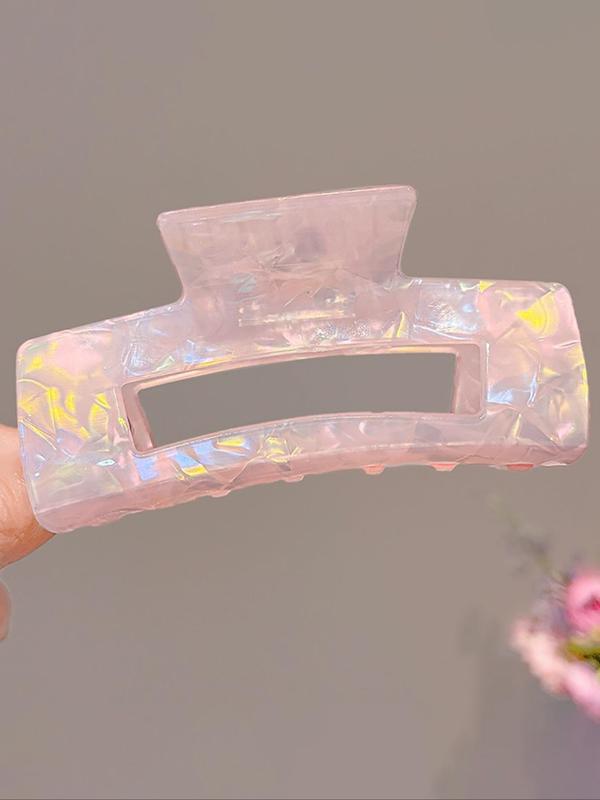 Women's Elegant Acetic Acid Hair Claw, Trendy Hair Claw Clip for Women & Girls, Cute Hair Accessories for Daily Hairstyle Ideas