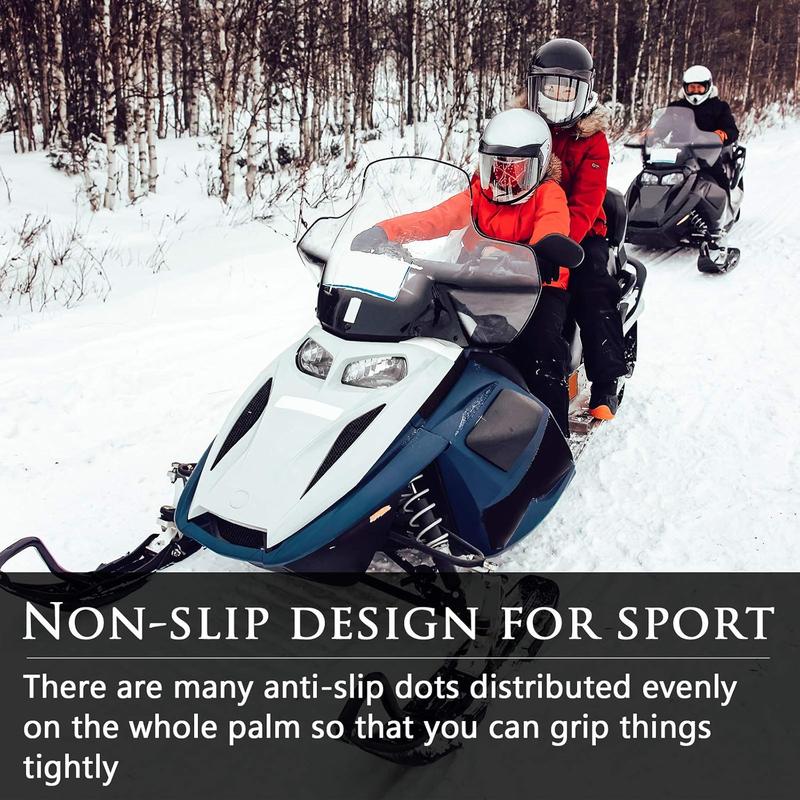 Electric Heated Gloves, USB Rechargeable Waterproof Touch Screen Insulation Hand Warmer, Indoor & Outdoor Sports Gloves for Cycling, Hiking & Walking Dogs, Christmas Gift