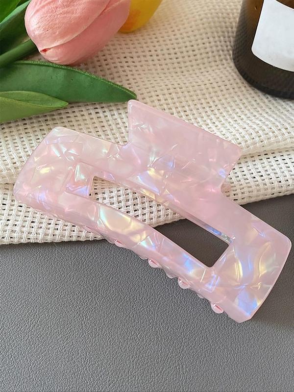 Women's Elegant Acetic Acid Hair Claw, Trendy Hair Claw Clip for Women & Girls, Cute Hair Accessories for Daily Hairstyle Ideas