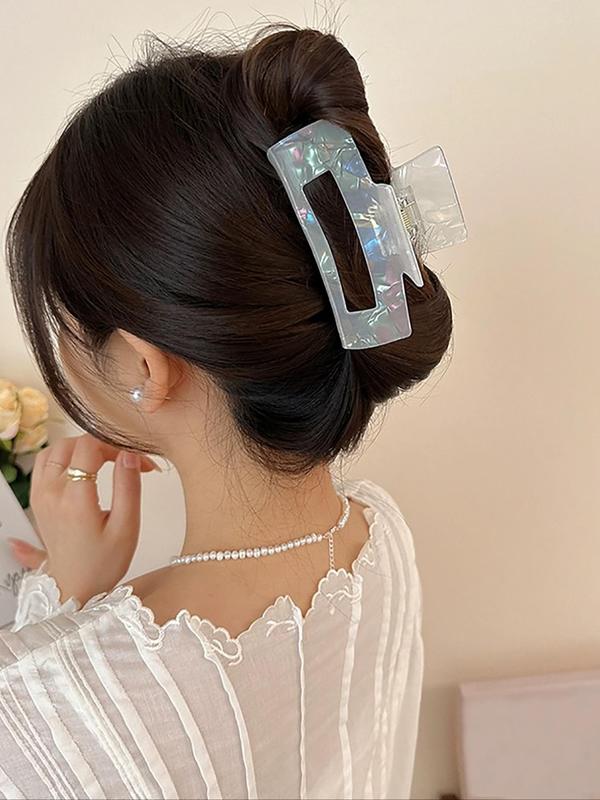 Women's Elegant Acetic Acid Hair Claw, Trendy Hair Claw Clip for Women & Girls, Cute Hair Accessories for Daily Hairstyle Ideas