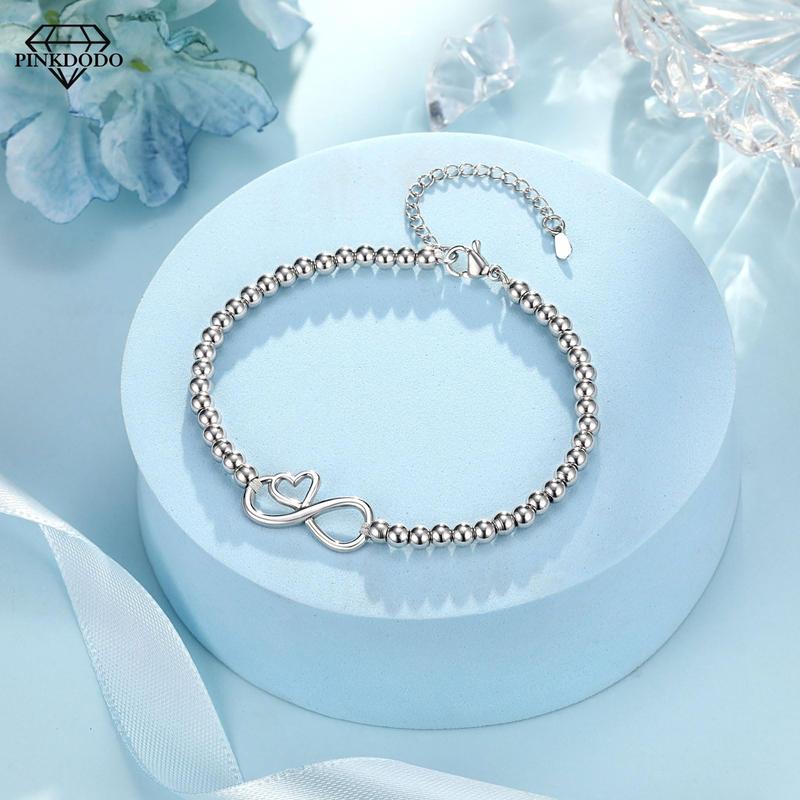 Infinity Heart Bracelet for Granddaughter Daughter Niece Birthday Christmas Valentine's Day Gifts