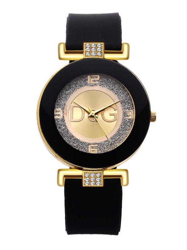 Fashion Rhinestone Decorated Quartz Watch, Fashionable Wristwatch for Women & Girls, Trendy All-match & Exquisite Watch for Birthday Gift