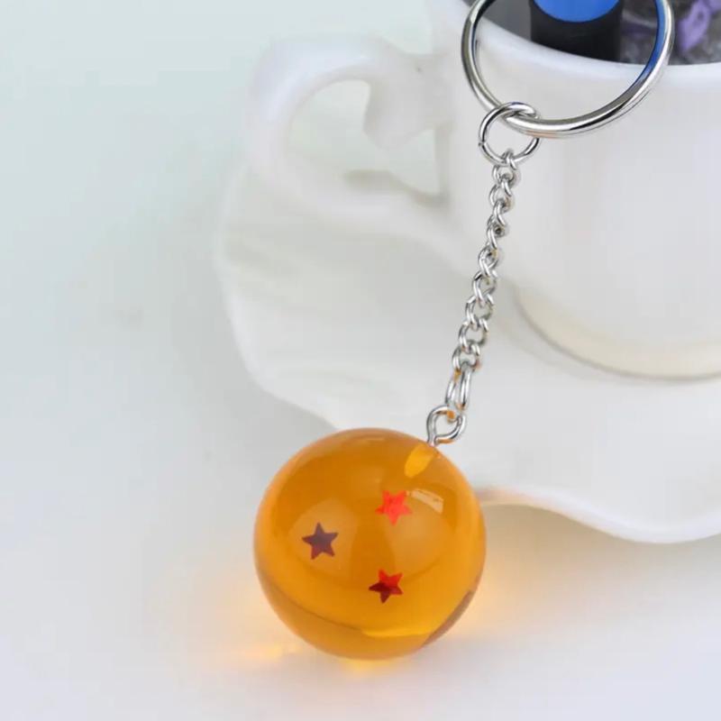 Anime Dragon 1-7 Stars Balls Keychain Charms