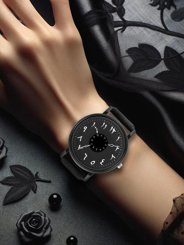 Women's Fashion Round Dial Quartz Watch, with Box, Fashion Watch for Party, Daily Decor, Trendy All-match & Exquisite Watch for Birthday Gift