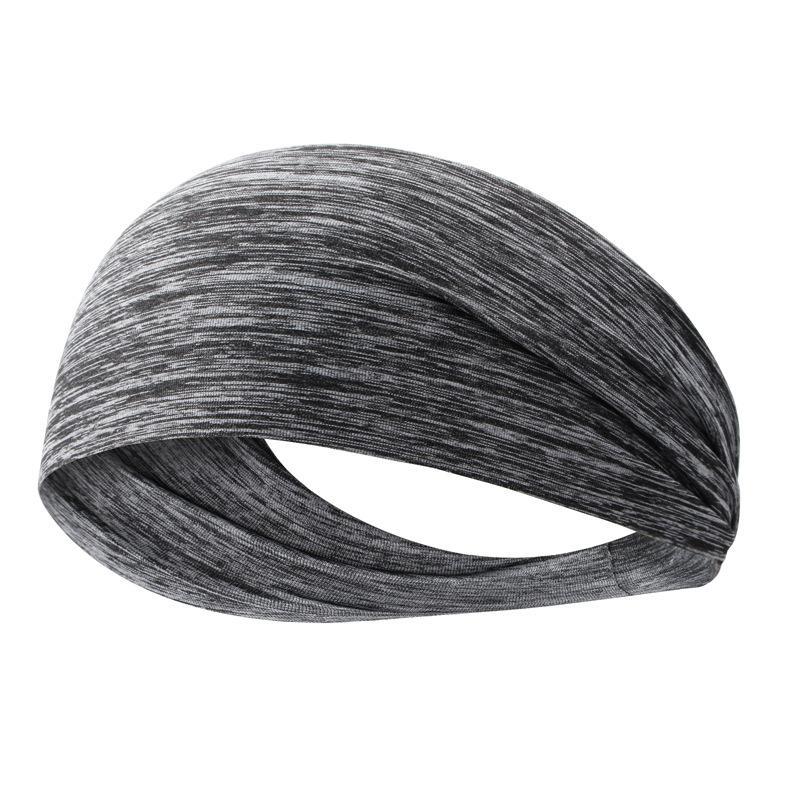 Solid Color Elastic Headband, Sweat-absorbent Breathable Headband for Men & Women, Outdoor Running, Fitness, Yoga and Pilates Sports Headband