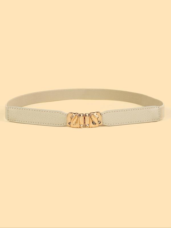 Women's Minimalist Temperament Plain Color Belt, Casual Waistband for Jeans, Fashion Belt for Party, Daily Clothing Decor, Trendy All-match & Exquisite Belt for Gift