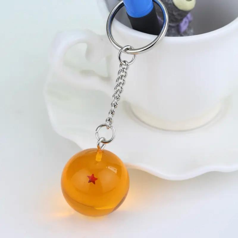 Anime Dragon 1-7 Stars Balls Keychain Charms