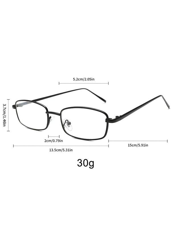 Simple Eyeglasses for Everyday Use, Basic Flat Frame Eyeglasses for Women & Men, Fashion Eyeglasses for Work, Daily Clothing Decor, for Student Daily Use