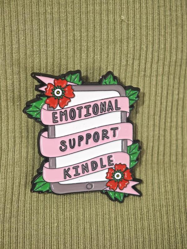 Floral & Letter Pattern Brooch, Cute Badge for Clothes & Hat & Bag Decoration, Fashion Accessories for Women & Men