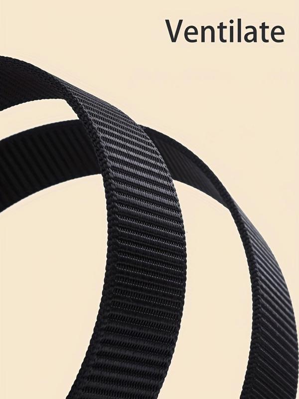 Men's Minimalist Casual Plain Tape Belt, Fashion Belt for Party, Daily Clothing Decor, Trendy All-match & Exquisite Belt for Birthday Gift