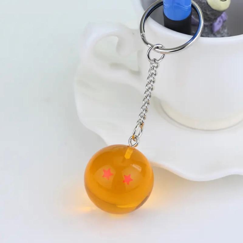 Anime Dragon 1-7 Stars Balls Keychain Charms