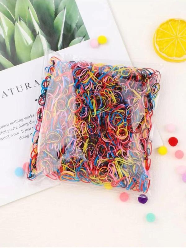Random Color Disposable Hair Tie, High Elasticity Hair Tie, Fashion Hair Accessories for Women & Girls, Minimalist Headwear Suitable for Thick Hair