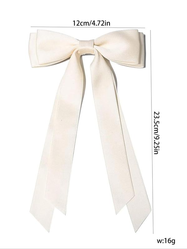 Women's Elegant Bow Decor Hair Clip, Sweet and Versatile Hair Clip for Back Of Head Suitable for Hair, Fashion Hair Accessories for Party, Daily Clothing Decor