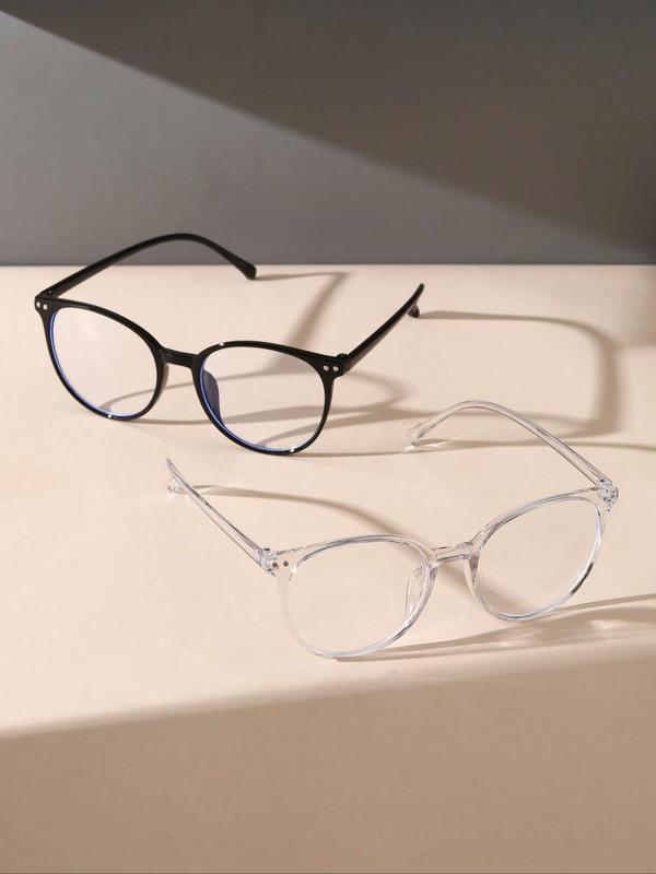 Women's Fashionable Tortoise Square Frame Eyeglasses, Trendy Casual Eyeglasses for Everyday Use, Fashion Accessories for Outdoor Activities