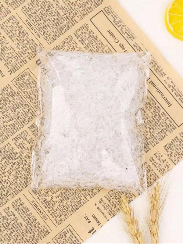 Random Color Disposable Hair Tie, High Elasticity Hair Tie, Fashion Hair Accessories for Women & Girls, Minimalist Headwear Suitable for Thick Hair