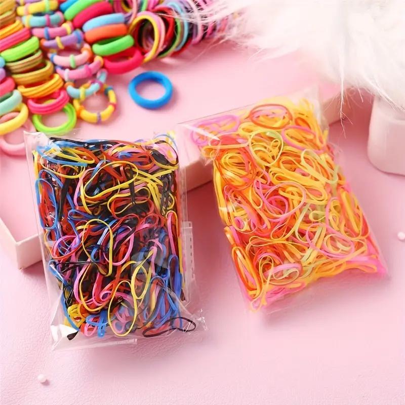 All in One Hair Styling Accessories, 780pcs Colorful Hair Tie & Hair Band & Ponytail Holder & Hair Comb Set, Casual Heatless Styling Tool for Women & Girls