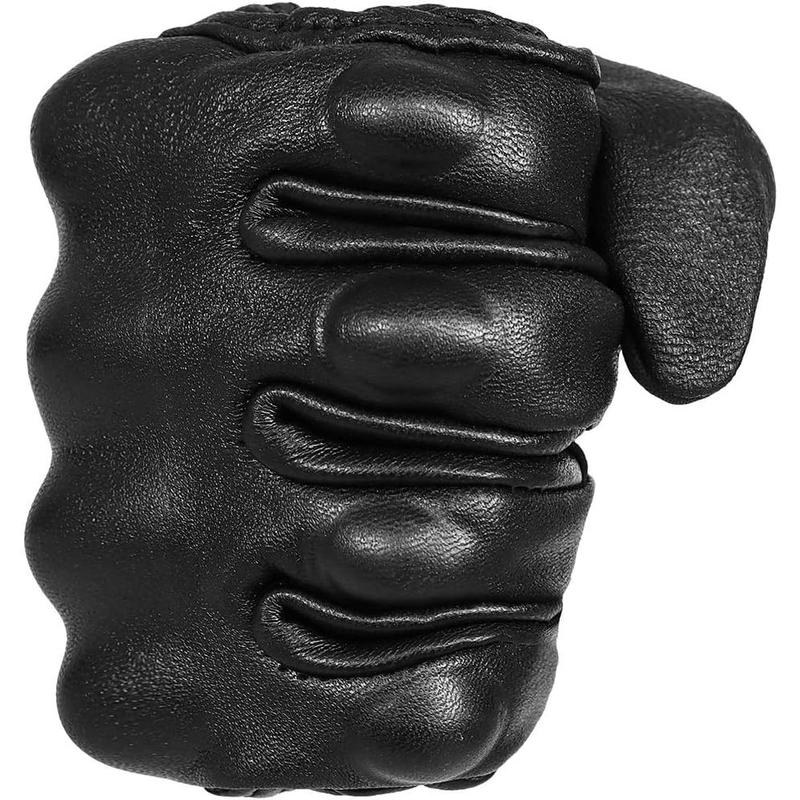 Full Finger Goat Skin Leather Touch Screen Motorcycle Gloves Men S,M,L,XL,XXL