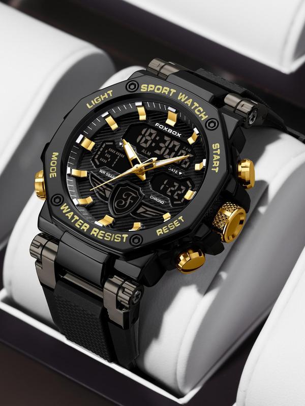 Men's Business Round Dial Analog Quartz Watch, Luxury Watch Watch for Party, Daily Clothing Decor, Trendy All-match & Exquisite Watch for Birthday Gift with Box, Gifts for Him