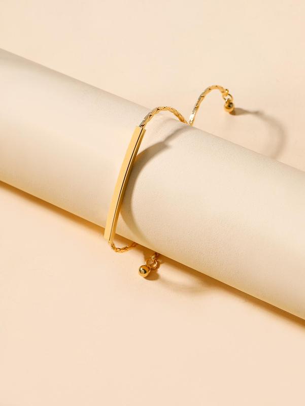 Women's Plain Alloy Elegant Adjustable Bracelet