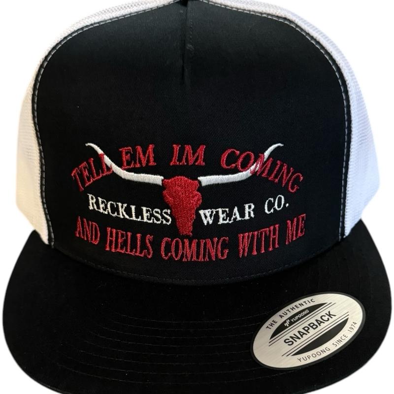 RW HELLS COMING WITH ME HAT