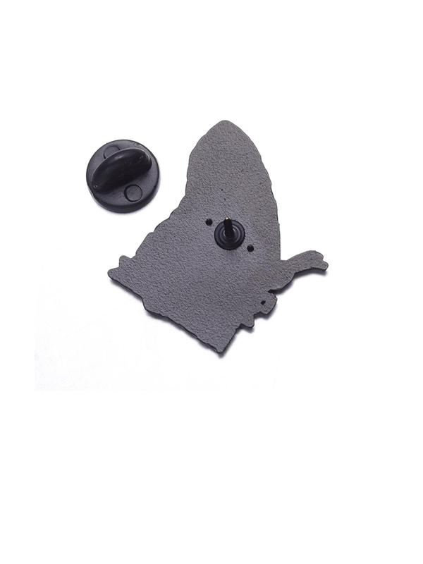 Butterfly Design Brooch, Cute Letters Print Enamel Brooch for Daily Clothing Decor, Trendy All-match & Exquisite Brooch for Birthday Gift