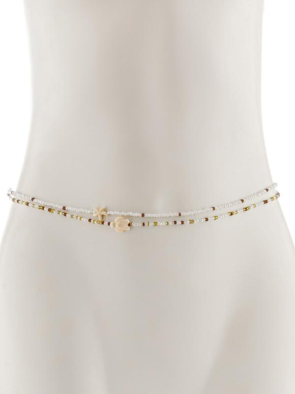 Women's Elegant Chain Decorated Waist Chain, Fashion Jewelry for Party, Daily Clothing Decor, Trendy All-match & Exquisite Jewelry for Birthday Gift