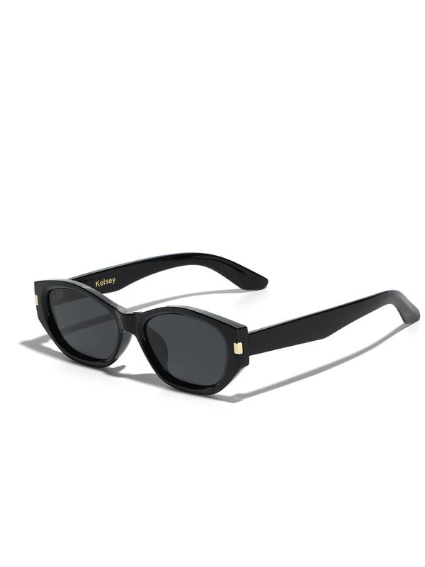 Vintage Geometry Frame Sunglasses, 2024 New Style Trendy Casual Sun Protection Sunglasses for Women, Fashion Accessories for Everyday Use and Outdoor Activities