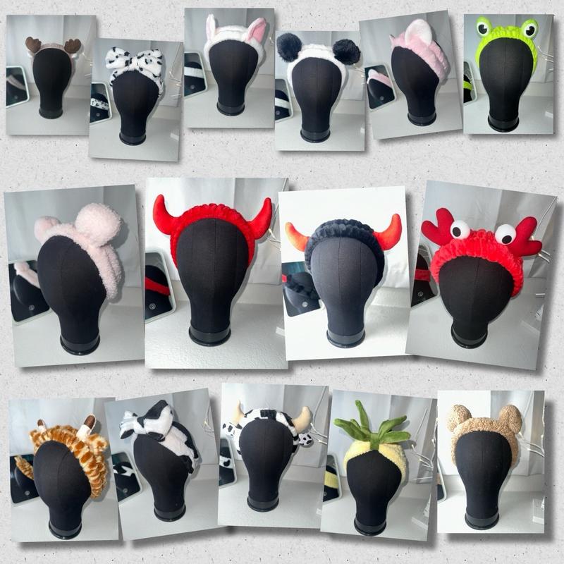 Makeup Spa Headbands (ears, horns, shape)