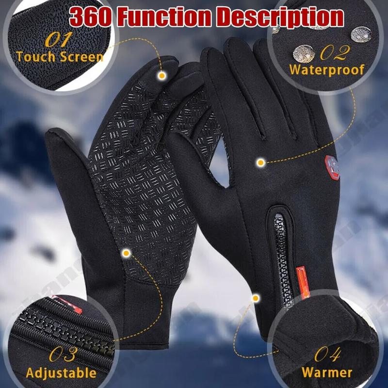 Men & Women Thermal Windproof Waterproof Winter Gloves Touch Screen Warm Mittens thermal glove Thermal Windproof sport glove