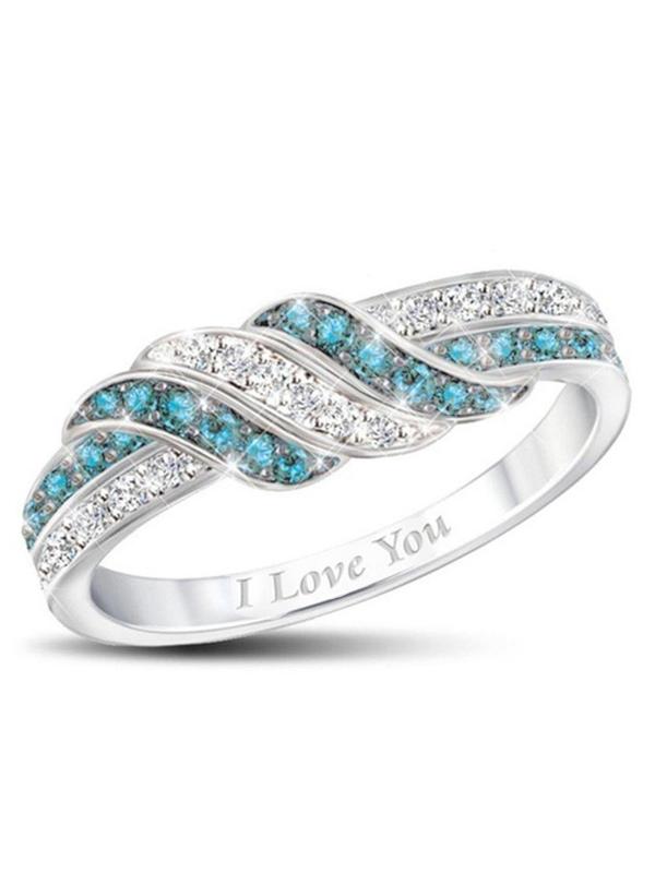 Fashion Criss Cross Design Rhinestone Inlaid Decorative Ring, Elegant Jewelry For Women Daily Wear, Ladies Anniversary Birthday Jewellery Gift, Fashion Accessories