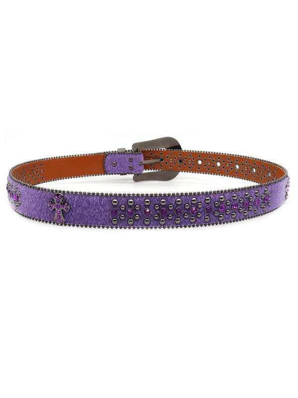 Fashion Rhinestone Decorated Pu Buckle Belt, Punk Style Rivet Belt for Women & Men, Party, Daily Clothing Decor, Exquisite Belt for Birthday Gift