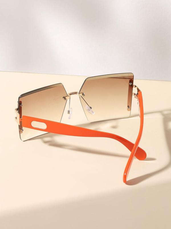 Women's Large Square Sunglasses, Trendy Casual Sunglasses for Everyday Use, Fashion Accessories for Outdoor Activities
