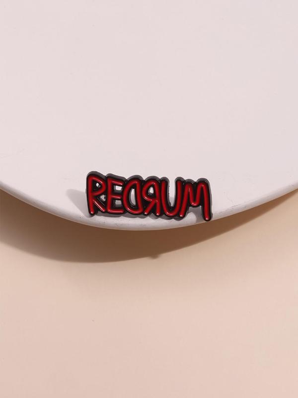 Letter Design Brooch, Fashionable Clothes Accessories for Men & Women for Party, Daily Clothing Decor, Trendy All-match & Exquisite Brooch for  Gift