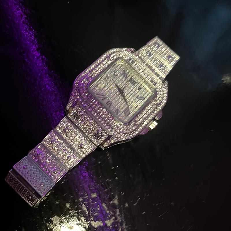 Diamond Watch Luxury Moissanite Iced out Watch
