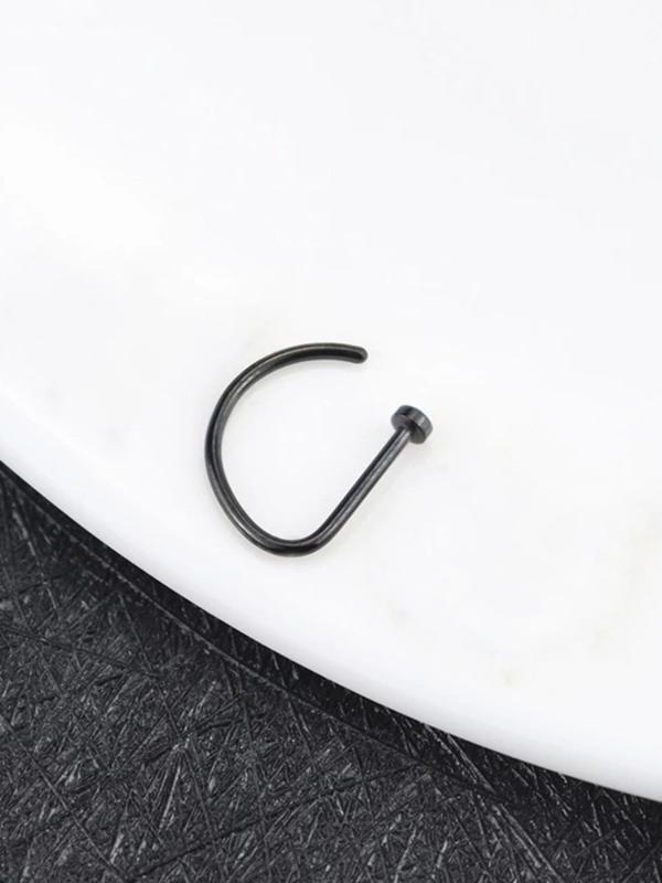 Minimalist Fake Nose Ring Jewelry, Fashionable Casual Nose Jewelry & Nose Cuff for Men & Women, No Piercing Body Jewelry