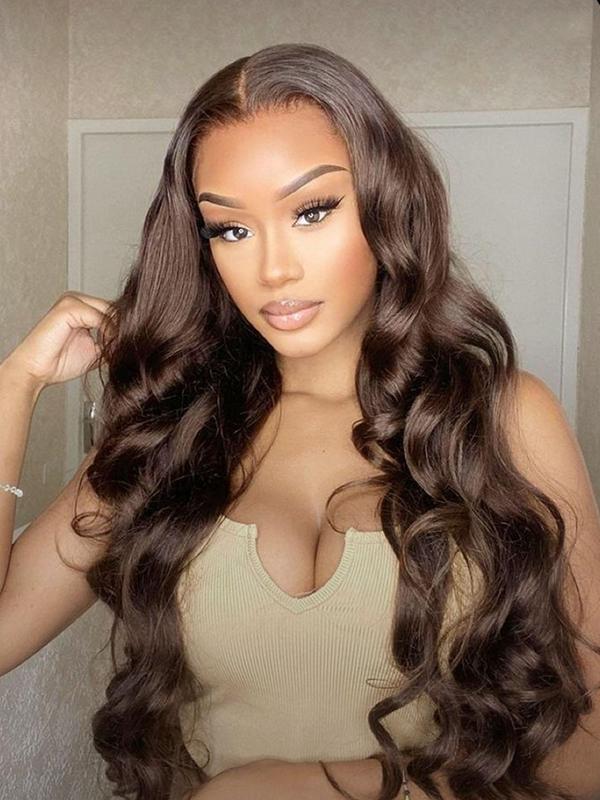 26 Inch Long Wavy Wigs for Women, Gorgeous Fluffy Wigs without Bangs, Synthetic Lace Front Wigs for Party, Daily, Back To School Fall for Birthday Gifts