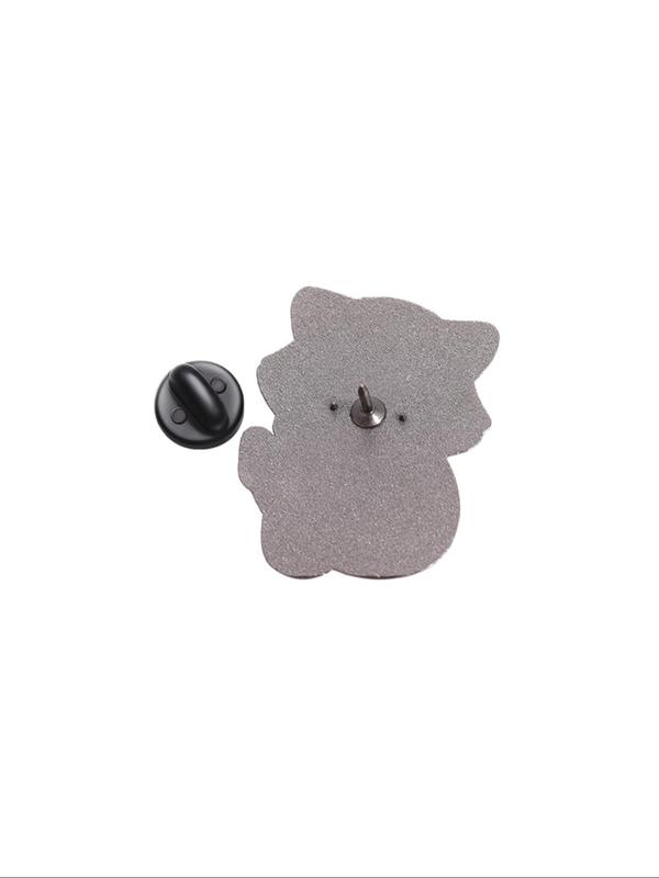 Cute Cartoon Raccoon Design Brooch, Fashion Alloy Badge for Daily Clothing Decor, Trendy All-match & Exquisite Brooch for Birthday Gift