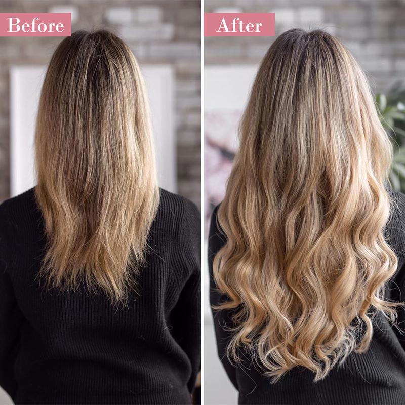REECHO Hair Extensions, 20 Inch 200g,4 PCS Natural & Soft Hair & Blends Well Hair Extensions for Women