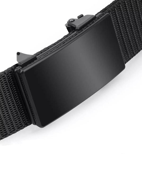 Men's Automatic Buckle Tape Belt, Adjustable Tape Belt, Portable Sportive Belt, Fashionable Waistband for Outdoor Sports, Casual Waistband for Jeans Trousers