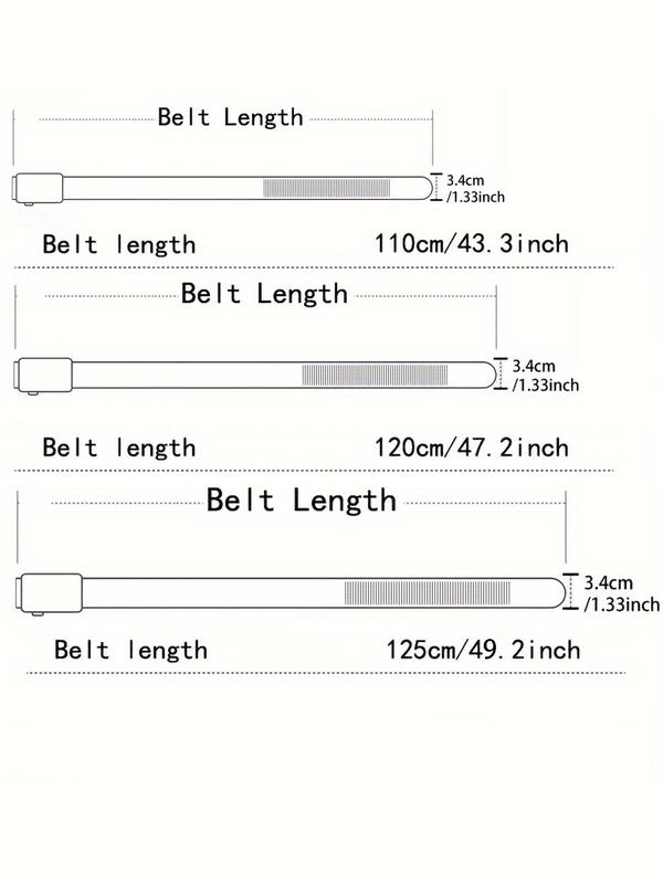 Men's Automatic Buckle Tape Belt, Adjustable Tape Belt, Portable Sportive Belt, Fashionable Waistband for Outdoor Sports, Casual Waistband for Jeans Trousers