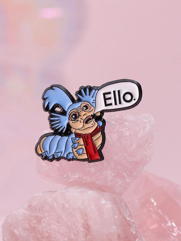 Cartoon Monster Design Brooch, Cute Cartoon Badge for Daily Clothing Decor, Trendy All-match & Exquisite Brooch for Birthday Gift