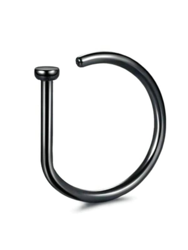 Minimalist Fake Nose Ring Jewelry, Fashionable Casual Nose Jewelry & Nose Cuff for Men & Women, No Piercing Body Jewelry