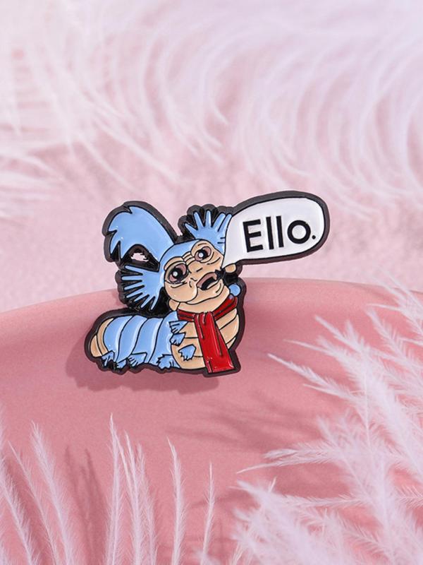 Cartoon Monster Design Brooch, Cute Cartoon Badge for Daily Clothing Decor, Trendy All-match & Exquisite Brooch for Birthday Gift