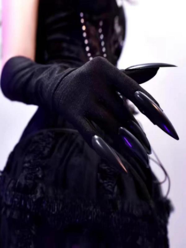 Women's Gothic Claw Design Gloves, Punk Style Long Gloves for Cosplay, Fashion Accessories for Party, Daily Clothing Decor, Trendy All-match & Exquisite Gloves for Birthday Gift