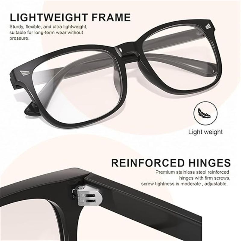 Blu-ray Glasses For Men Woman -- Lightweight Eyeglasses For Men Women -- Glasses for Computer Gaming