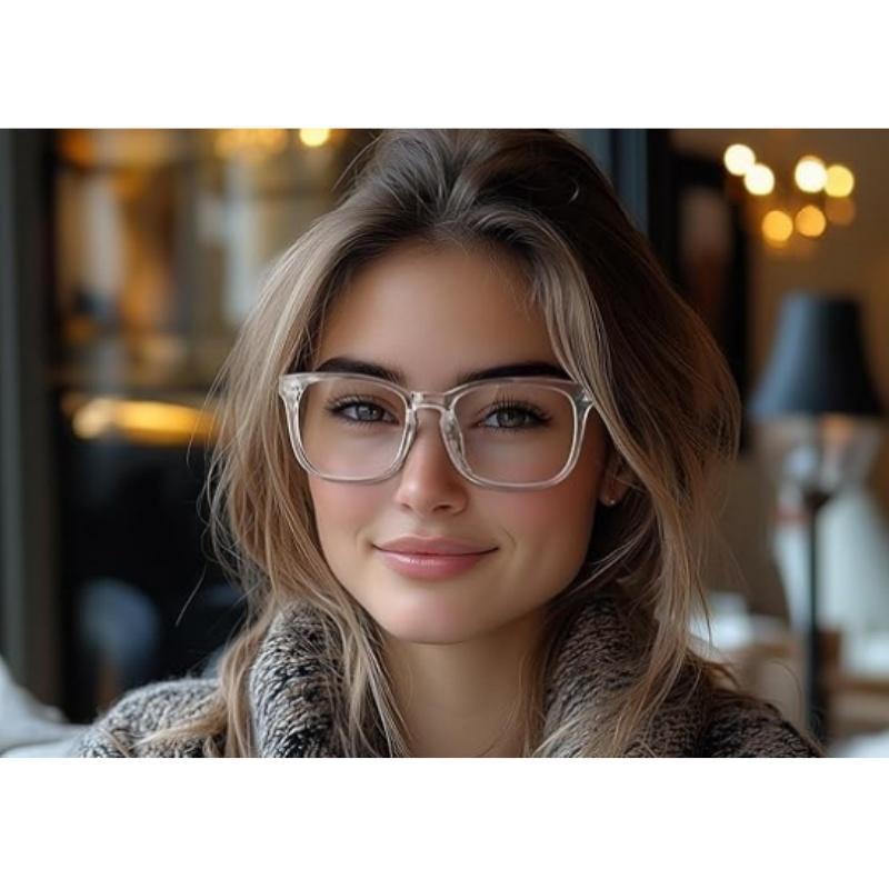 Blu-ray Glasses For Men Woman -- Lightweight Eyeglasses For Men Women -- Glasses for Computer Gaming
